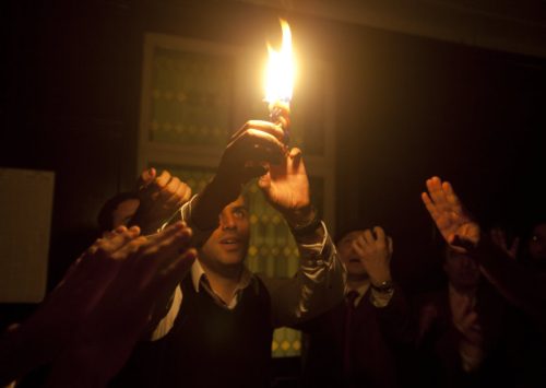 Błogosławieństwo Hawdala po szabacie. Katowice 2012