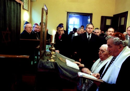 Katowice Nabożeństwo ekumeniczne w Gminie Wyznaniowej Żydowskiej 2002